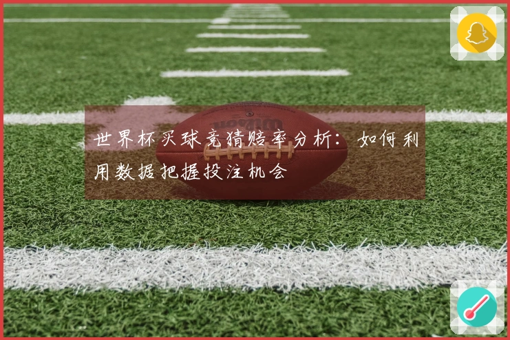 世界杯买球竞猜赔率分析：如何利用数据把握投注机会