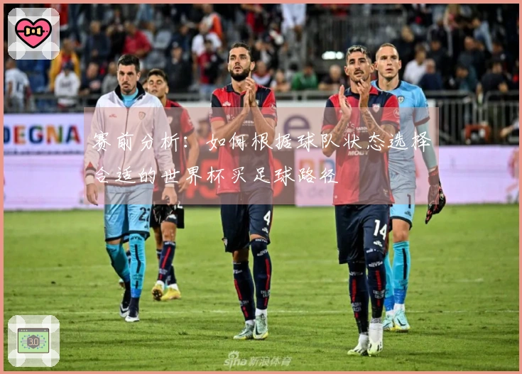 赛前分析：如何根据球队状态选择合适的世界杯买足球路径