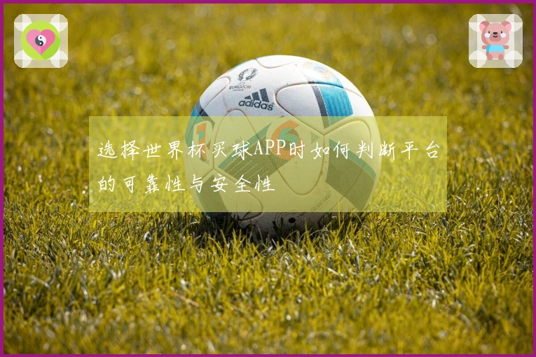 选择世界杯买球APP时如何判断平台的可靠性与安全性